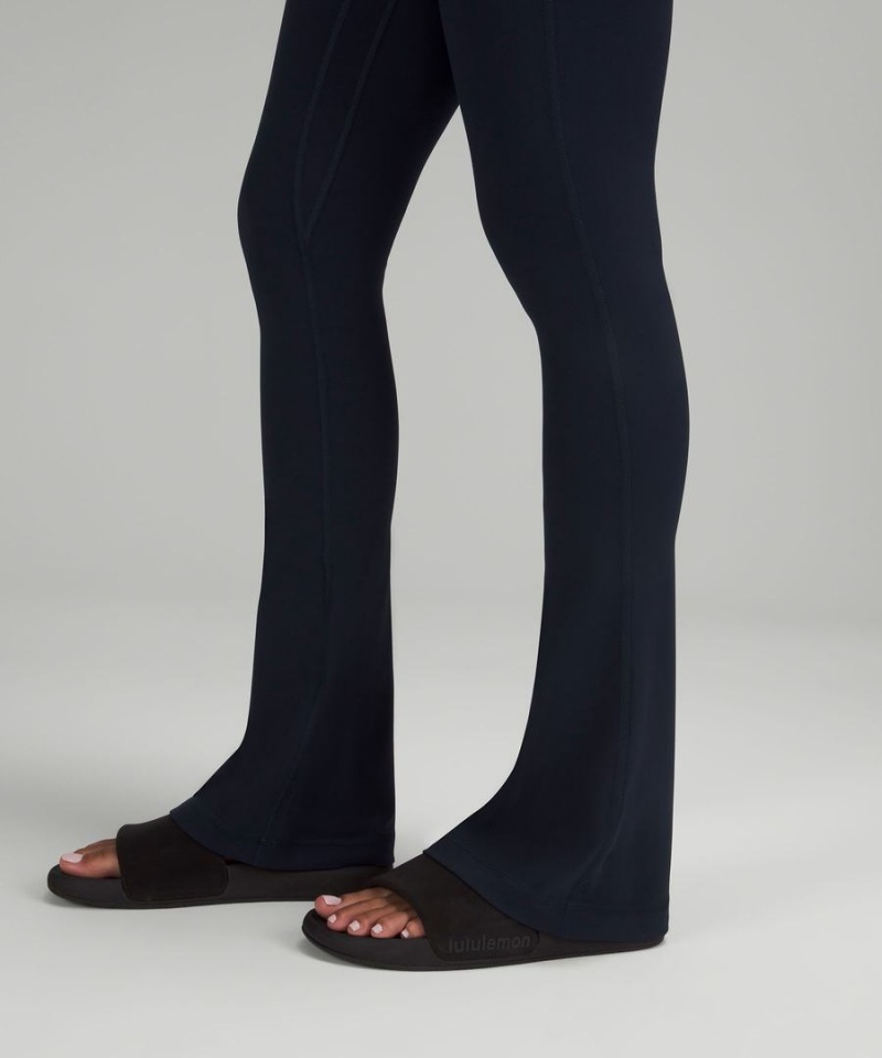 Lululemon Align™ High-Rise Mini-Flared Regular Tights Dam Marinblå Sverige | DTOZAV162