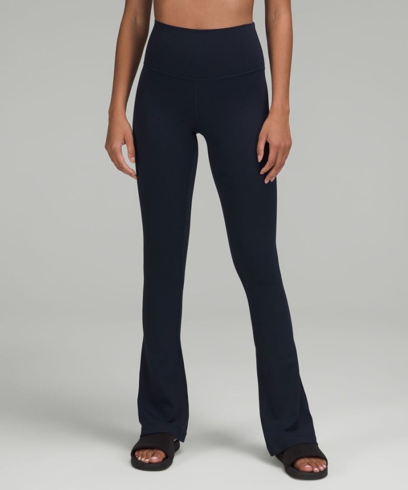 Lululemon Align™ High-Rise Mini-Flared Regular Tights Dam Marinblå Sverige | DTOZAV162