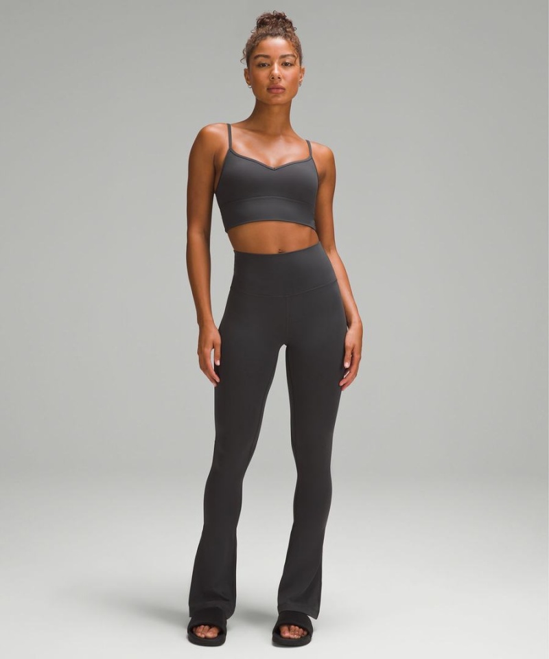 Lululemon Align™ High-Rise Mini-Flared Regular Tights Dam Mörkgrå Sverige | WXDUET948