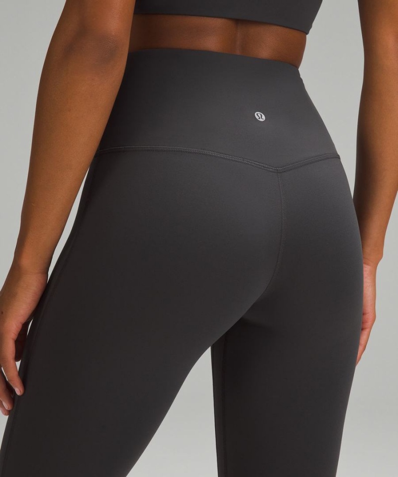 Lululemon Align™ High-Rise Mini-Flared Regular Tights Dam Mörkgrå Sverige | WXDUET948