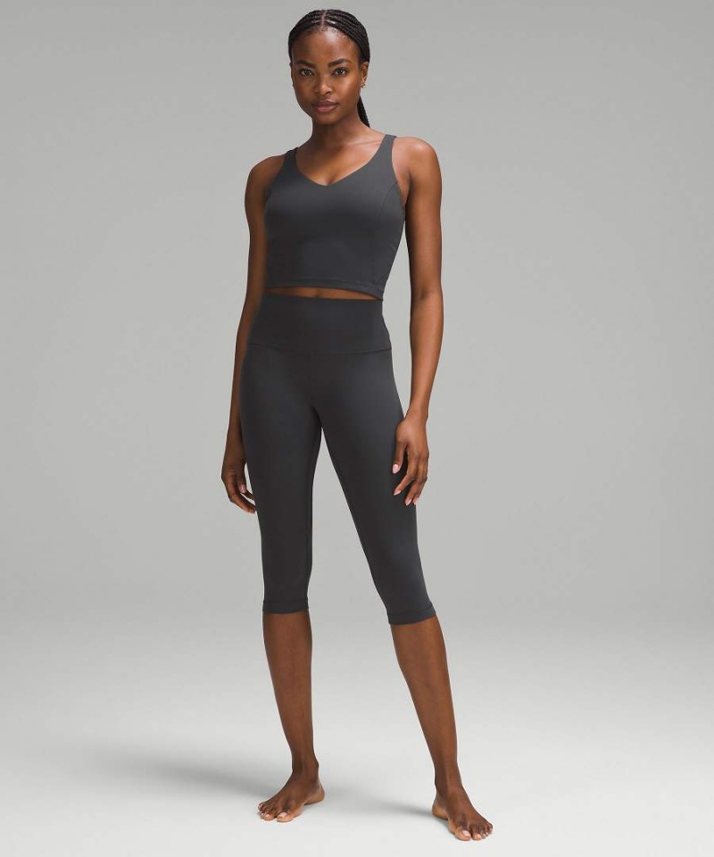Lululemon Align™ Light Support, C/D Cup Linne Dam Mörkgrå Sverige | UDLPGB086