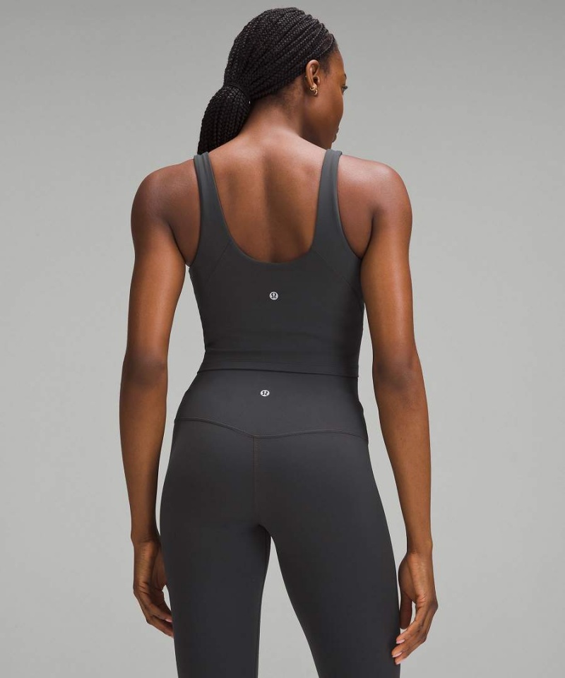 Lululemon Align™ Light Support, C/D Cup Linne Dam Mörkgrå Sverige | UDLPGB086