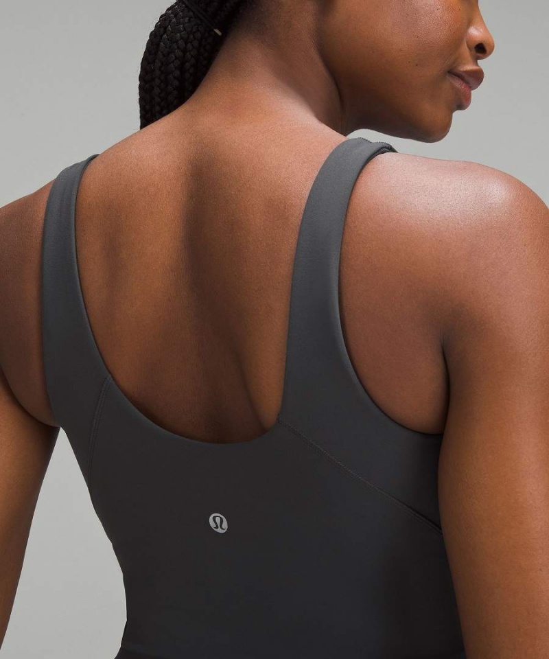 Lululemon Align™ Light Support, C/D Cup Linne Dam Mörkgrå Sverige | UDLPGB086