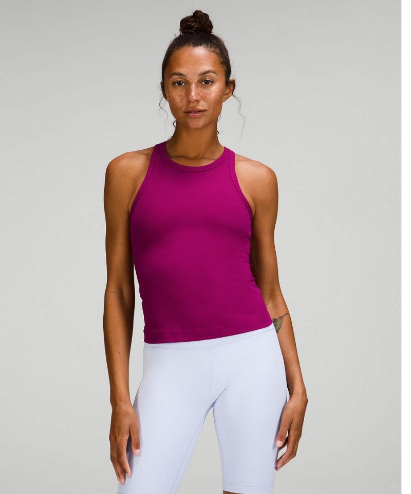 Lululemon Align™ Midja-Length Racerback Linne Dam Lila Sverige | HTCPBJ625