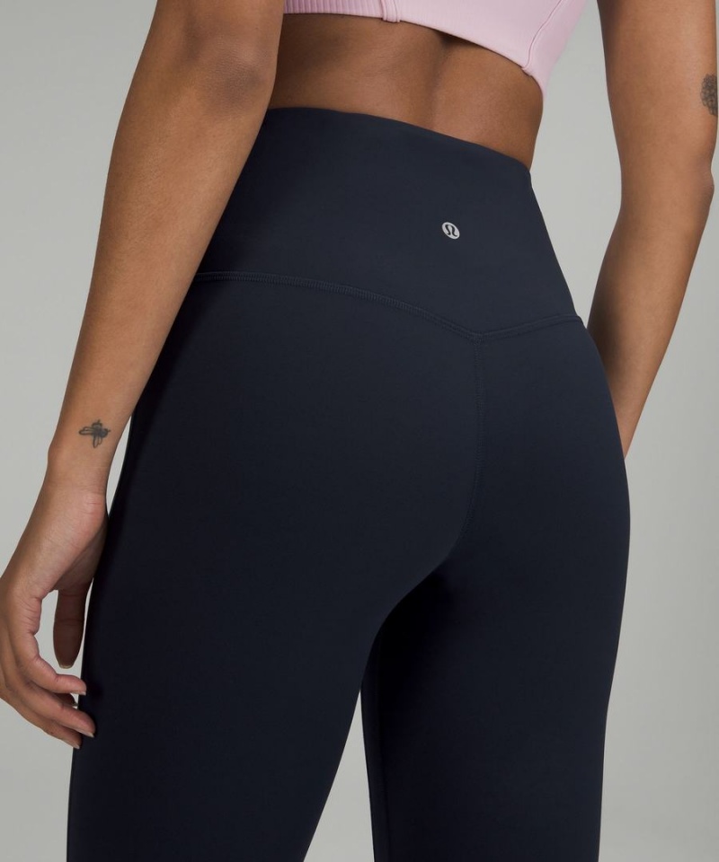 Lululemon Align™ Mini-Flared Höga Tights Dam Marinblå Sverige | OPUTAY549