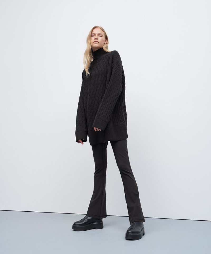 Lululemon Align™ Mini-Flared Höga Tights Dam Svarta Sverige | ECQZGU638