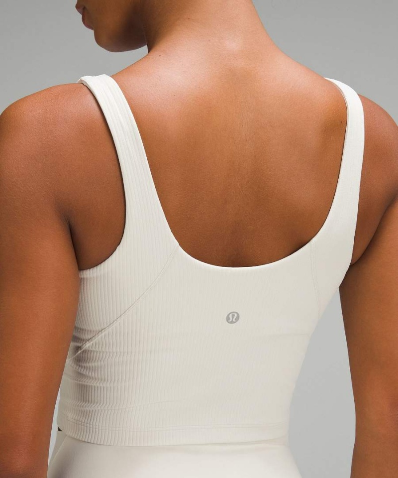Lululemon Align™ Räfflad Henley Linne Dam Beige Sverige | GXJEVP428