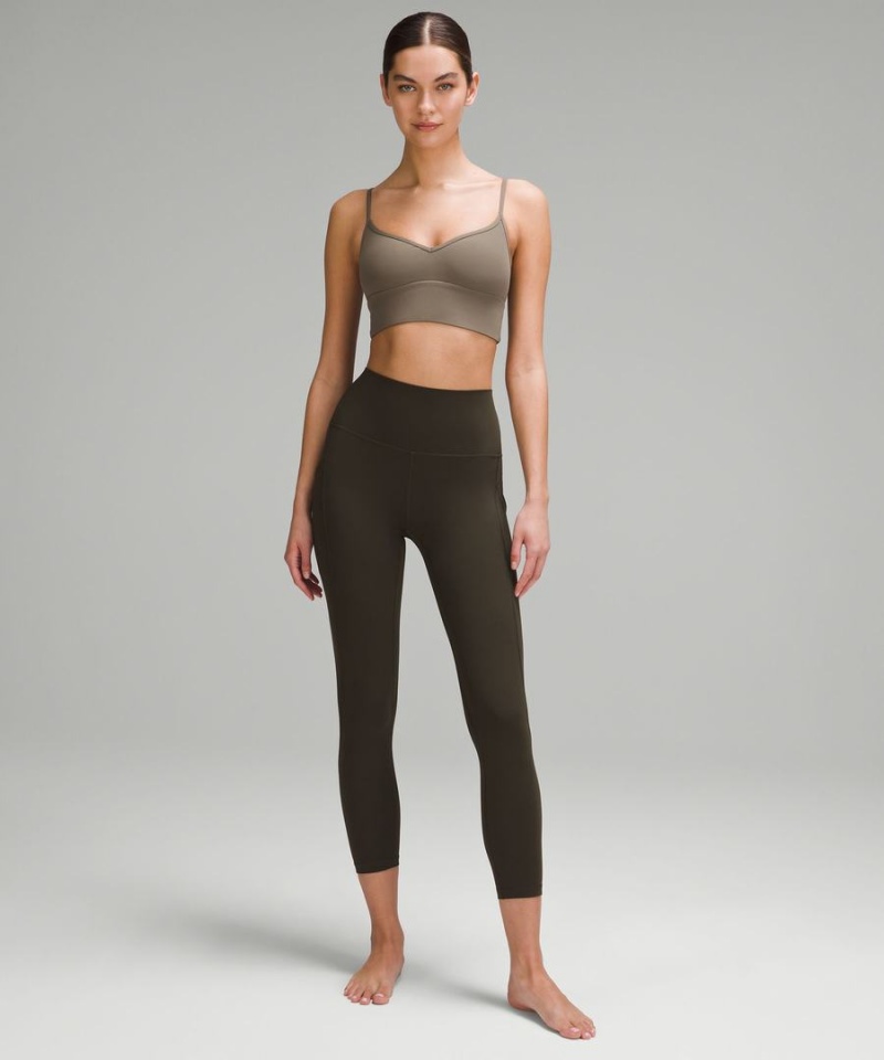 Lululemon Align™ Sweetheart Bra Light Support, A/B Cup Sport BH Dam Grå Sverige | JRHDLM821