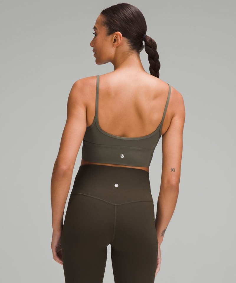 Lululemon Align™ Sweetheart Bra Light Support, A/B Cup Sport BH Dam Gröna Sverige | NJKPHE136