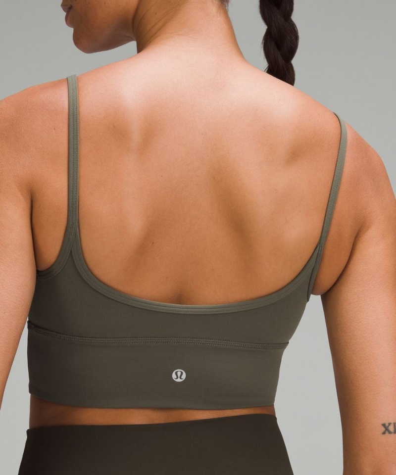Lululemon Align™ Sweetheart Bra Light Support, A/B Cup Sport BH Dam Gröna Sverige | NJKPHE136