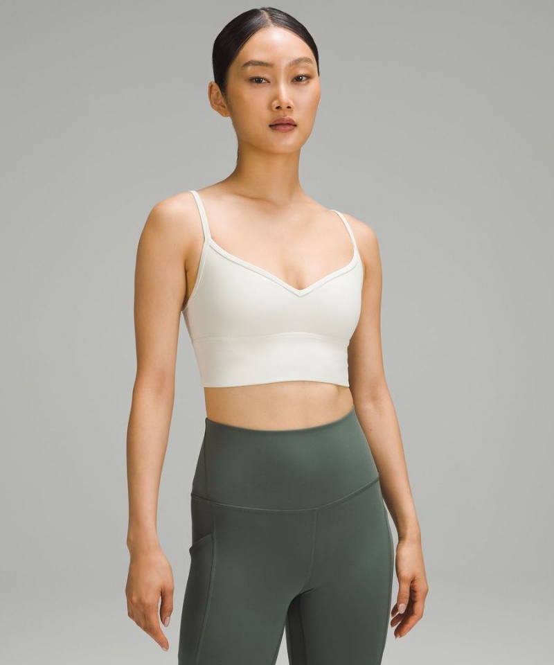 Lululemon Align™ Sweetheart Bra Light Support, A/B Cup Sport BH Dam Beige Sverige | CLTIXR653