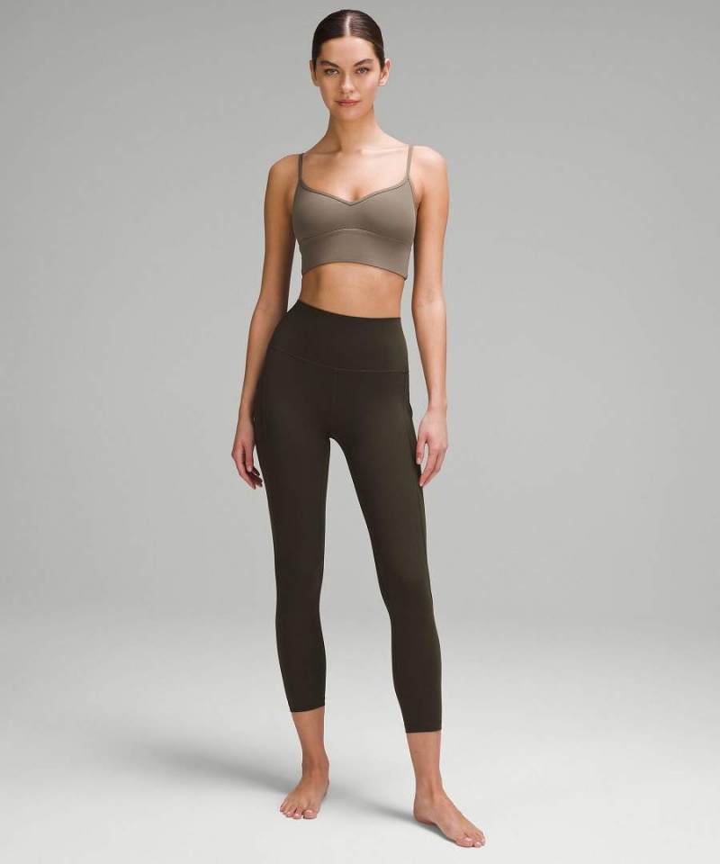 Lululemon Align™ Sweetheart Bra Light Support, A/B Cup Sport BH Dam Grå Sverige | MUNTSP785