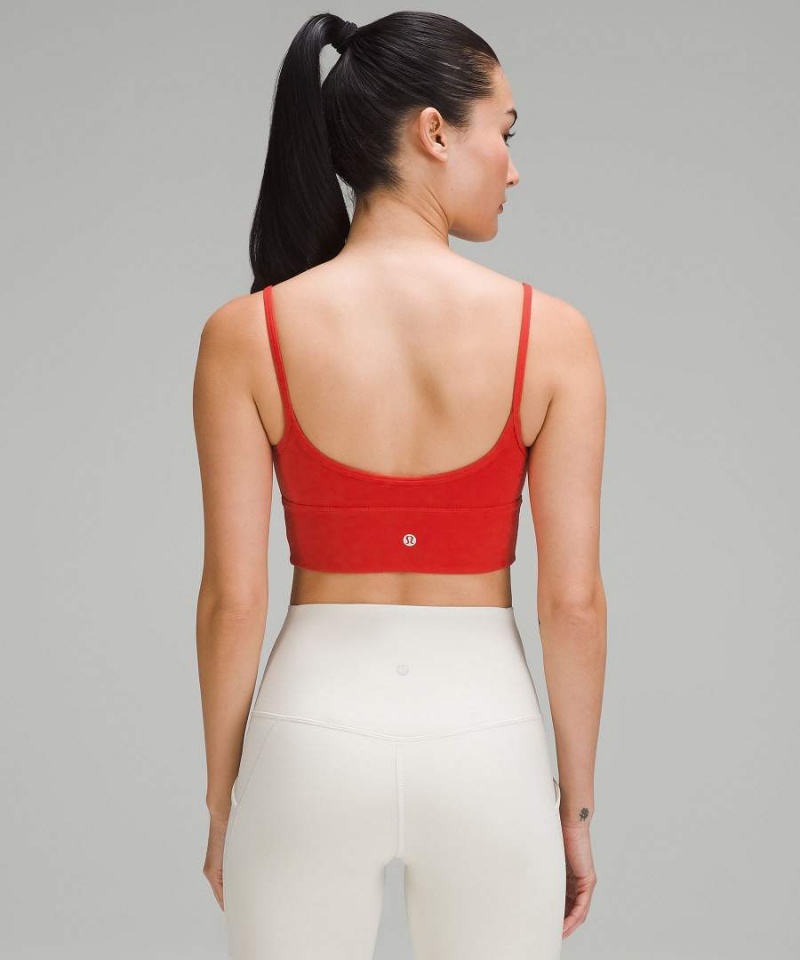 Lululemon Align™ Sweetheart Bra Light Support, A/B Cup Sport BH Dam Röda Sverige | YPMISC894