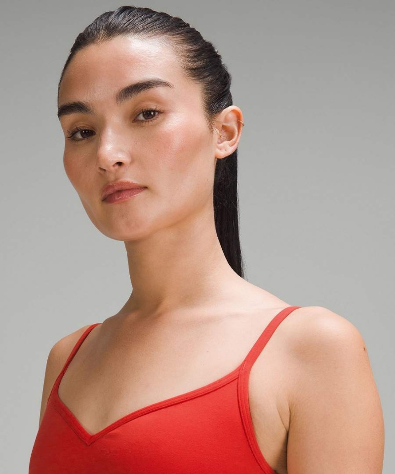 Lululemon Align™ Sweetheart Bra Light Support, A/B Cup Sport BH Dam Röda Sverige | YPMISC894