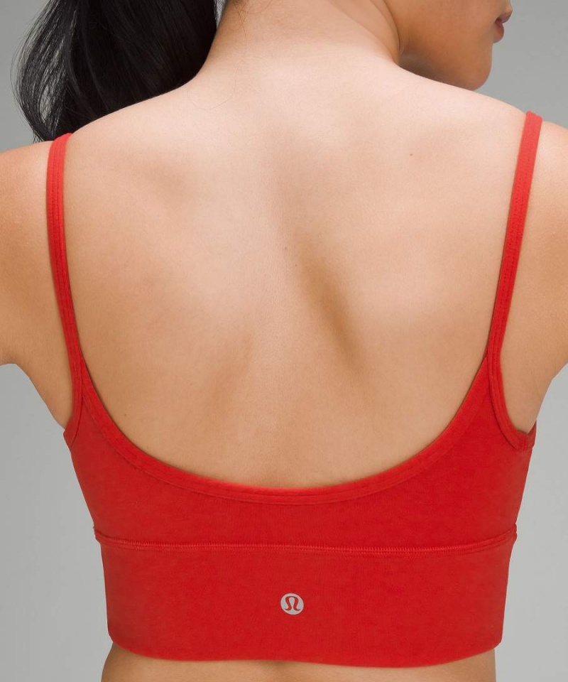 Lululemon Align™ Sweetheart Bra Light Support, A/B Cup Sport BH Dam Röda Sverige | YPMISC894