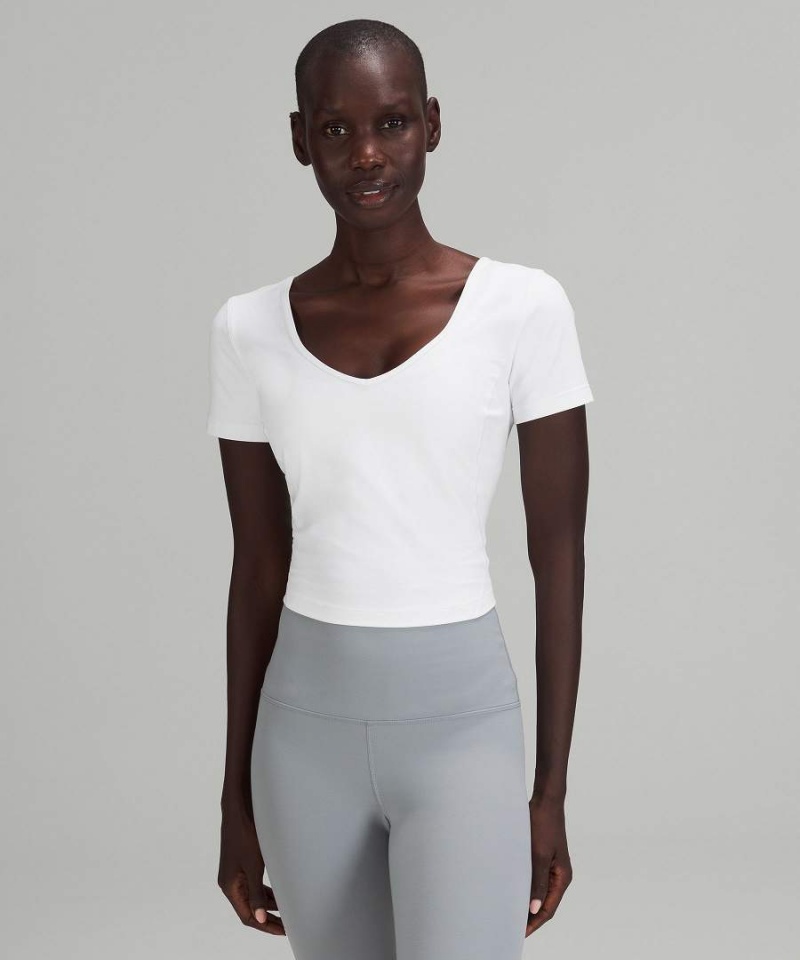 Lululemon Align™ T-shirt Dam Blå Olika Färger Sverige | BPTDXL798