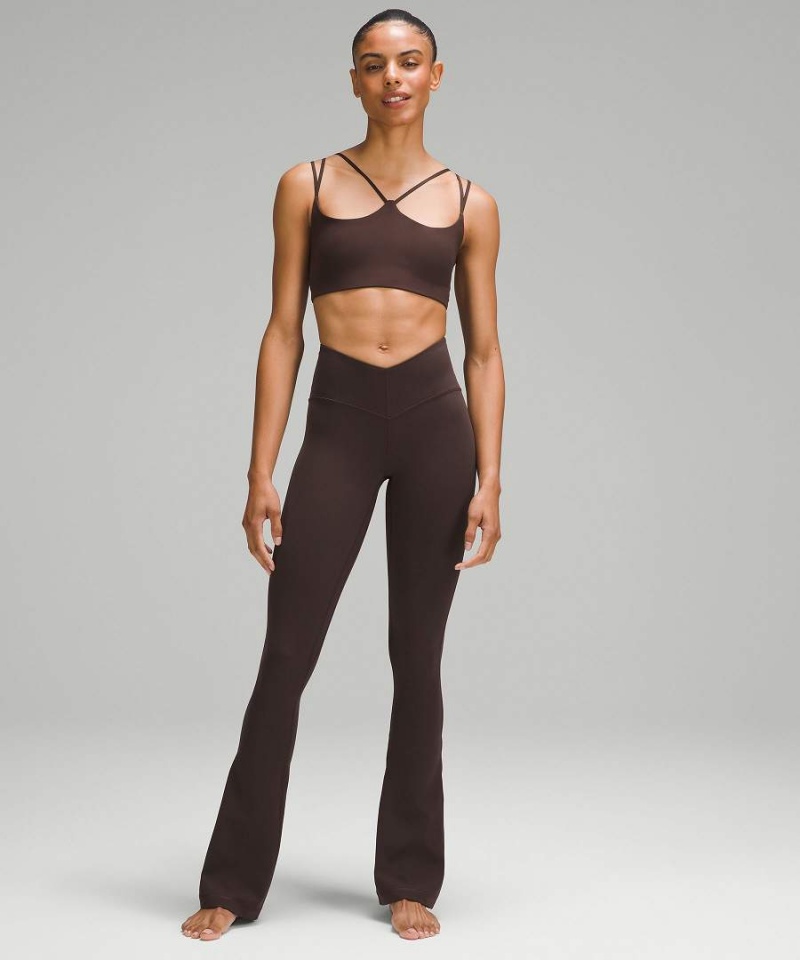 Lululemon Align™ V-Midja Mini-Flared Tights Dam Choklad Sverige | UOBVSE869