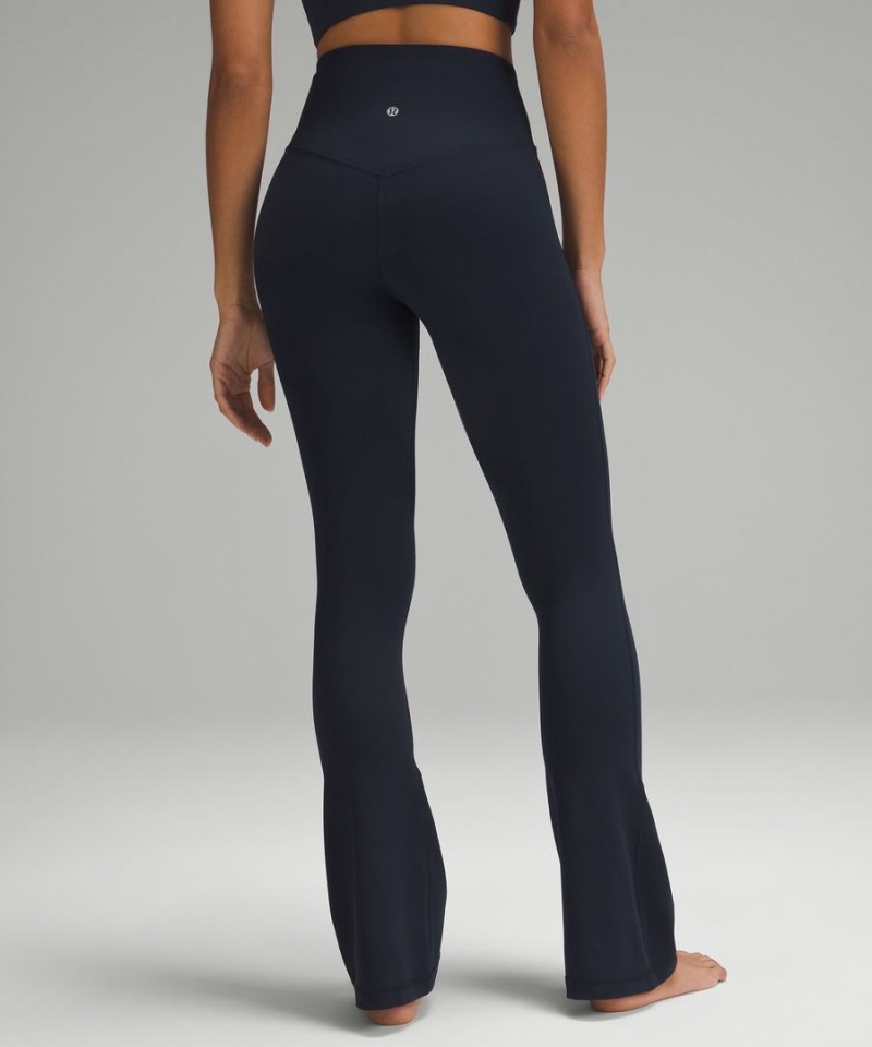 Lululemon Align™ V-Midja Mini-Flared Tights Dam Marinblå Sverige | KIADUQ764