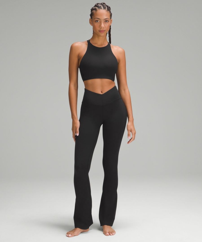 Lululemon Align™ V-Midja Mini-Flared Tights Dam Svarta Sverige | OBLUCW674