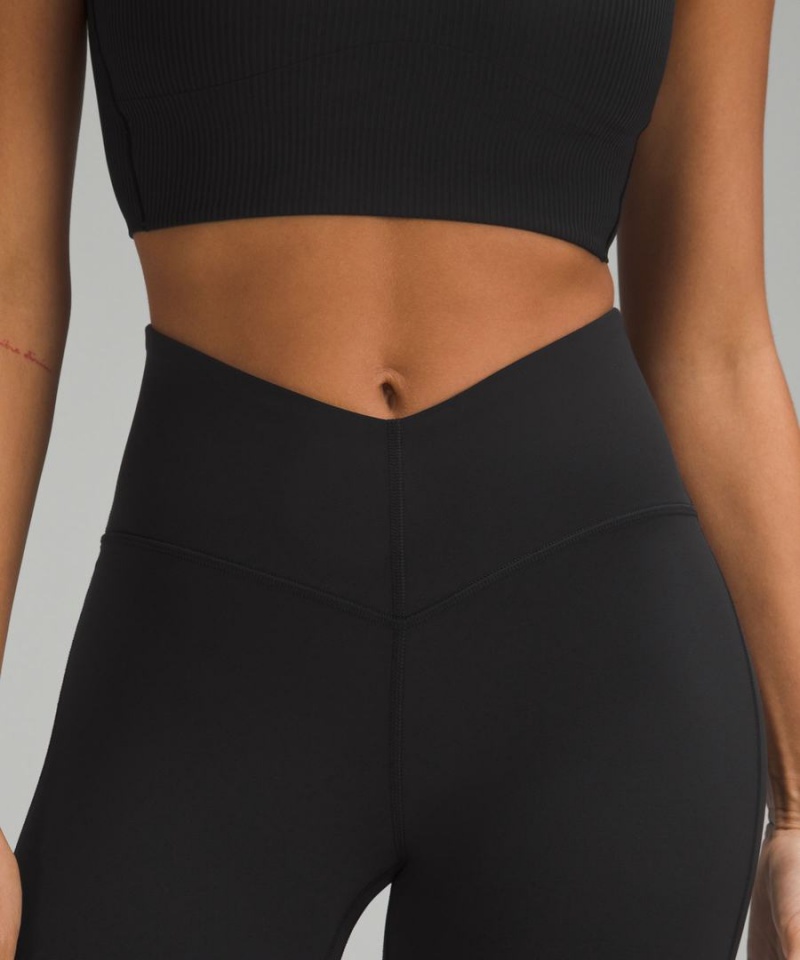 Lululemon Align™ V-Midja Mini-Flared Tights Dam Svarta Sverige | OBLUCW674