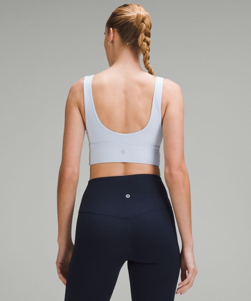 Lululemon Align™ V-Neck Bra Light Support, A/B Cup Sport BH Dam Vita Sverige | TQXHEW128