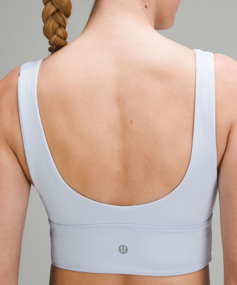 Lululemon Align™ V-Neck Bra Light Support, A/B Cup Sport BH Dam Vita Sverige | TQXHEW128