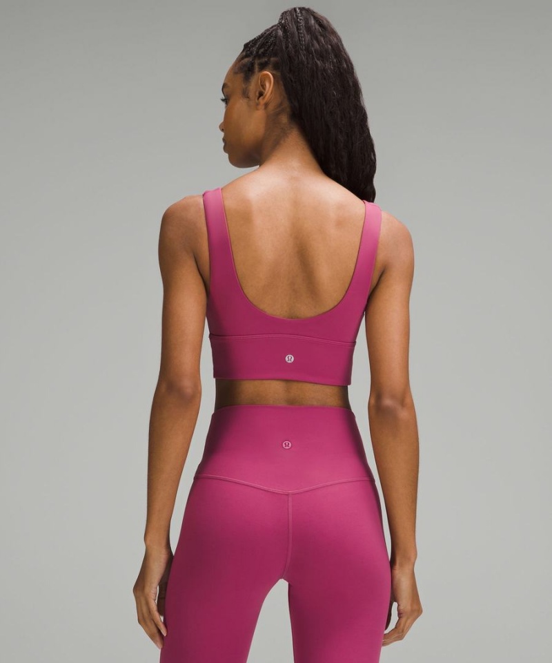 Lululemon Align™ V-Neck Bra Light Support, A/B Cup Sport BH Dam Lila Sverige | BEXIAO613