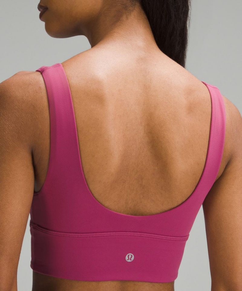 Lululemon Align™ V-Neck Bra Light Support, A/B Cup Sport BH Dam Lila Sverige | BEXIAO613