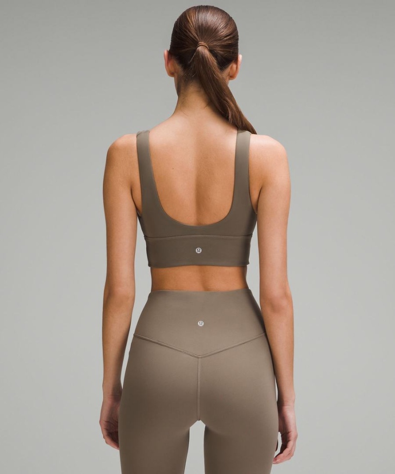 Lululemon Align™ V-Neck Bra Light Support, A/B Cup Sport BH Dam Grå Sverige | DZNUEA573