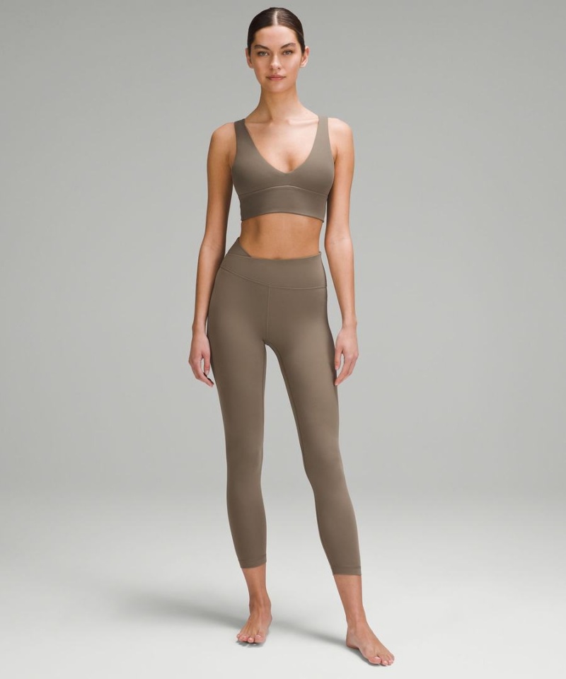 Lululemon Align™ V-Neck Bra Light Support, A/B Cup Sport BH Dam Grå Sverige | DZNUEA573