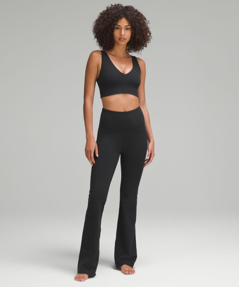 Lululemon Align™ V-Neck Bra Light Support, C/D Cup Sport BH Dam Svarta Sverige | ZAFMST789