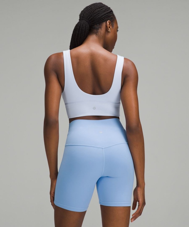 Lululemon Align™ V-Neck Bra Light Support, C/D Cup Sport BH Dam Vita Sverige | WFHREV381