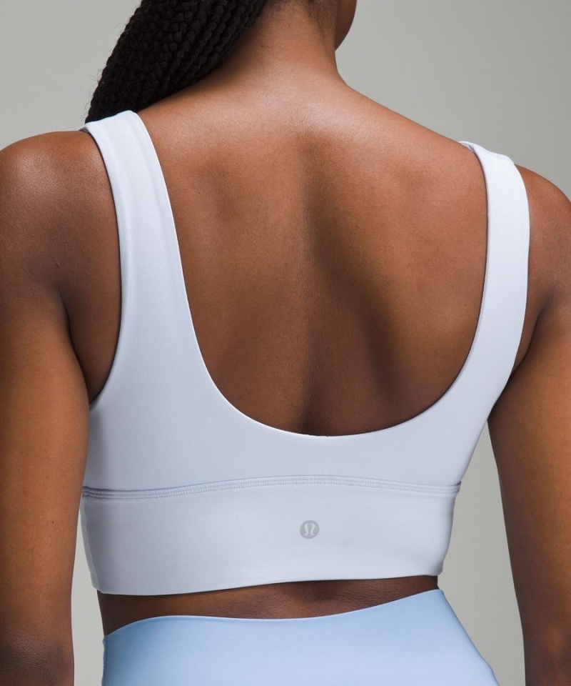 Lululemon Align™ V-Neck Bra Light Support, C/D Cup Sport BH Dam Vita Sverige | WFHREV381