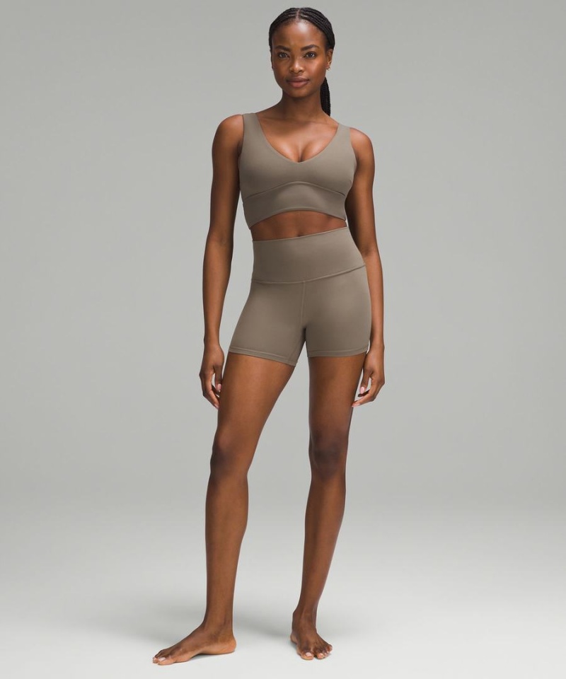 Lululemon Align™ V-Neck Bra Light Support, C/D Cup Sport BH Dam Grå Sverige | ZQRBUT576