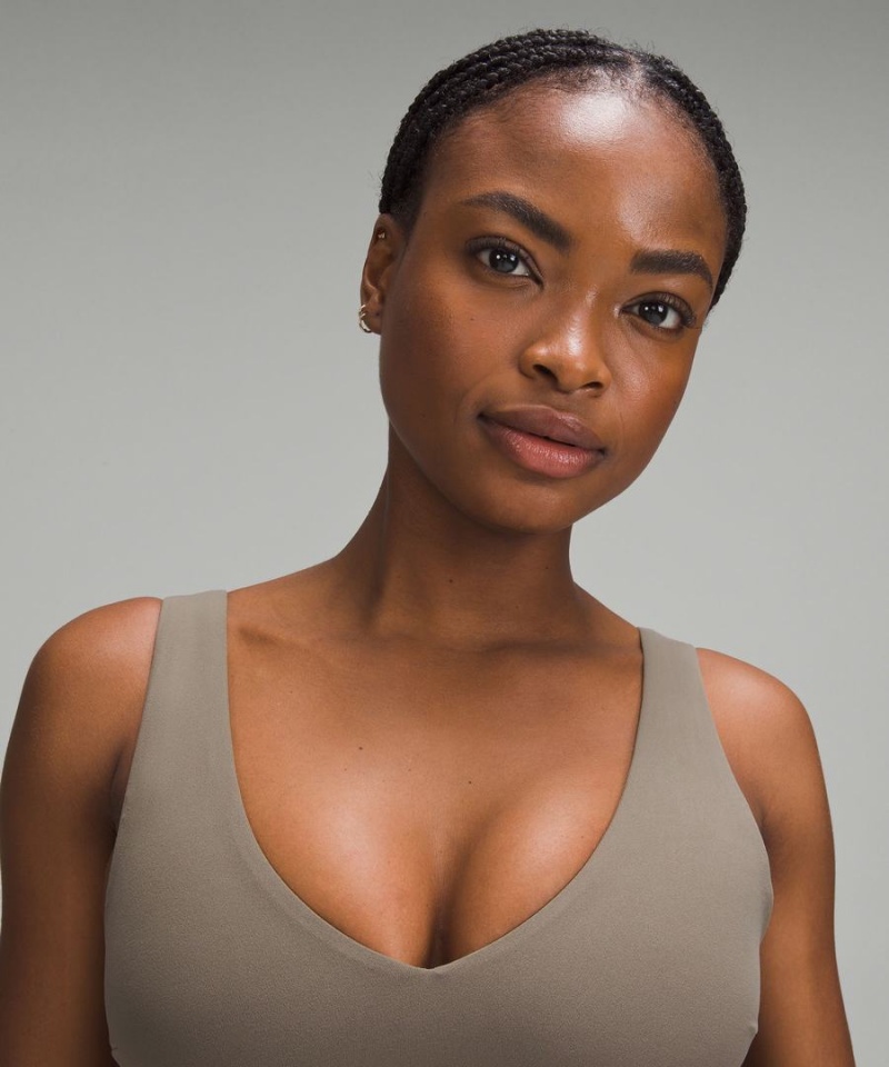 Lululemon Align™ V-Neck Bra Light Support, C/D Cup Sport BH Dam Grå Sverige | ZQRBUT576