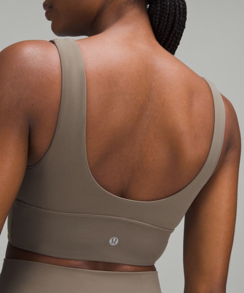 Lululemon Align™ V-Neck Bra Light Support, C/D Cup Sport BH Dam Grå Sverige | ZQRBUT576