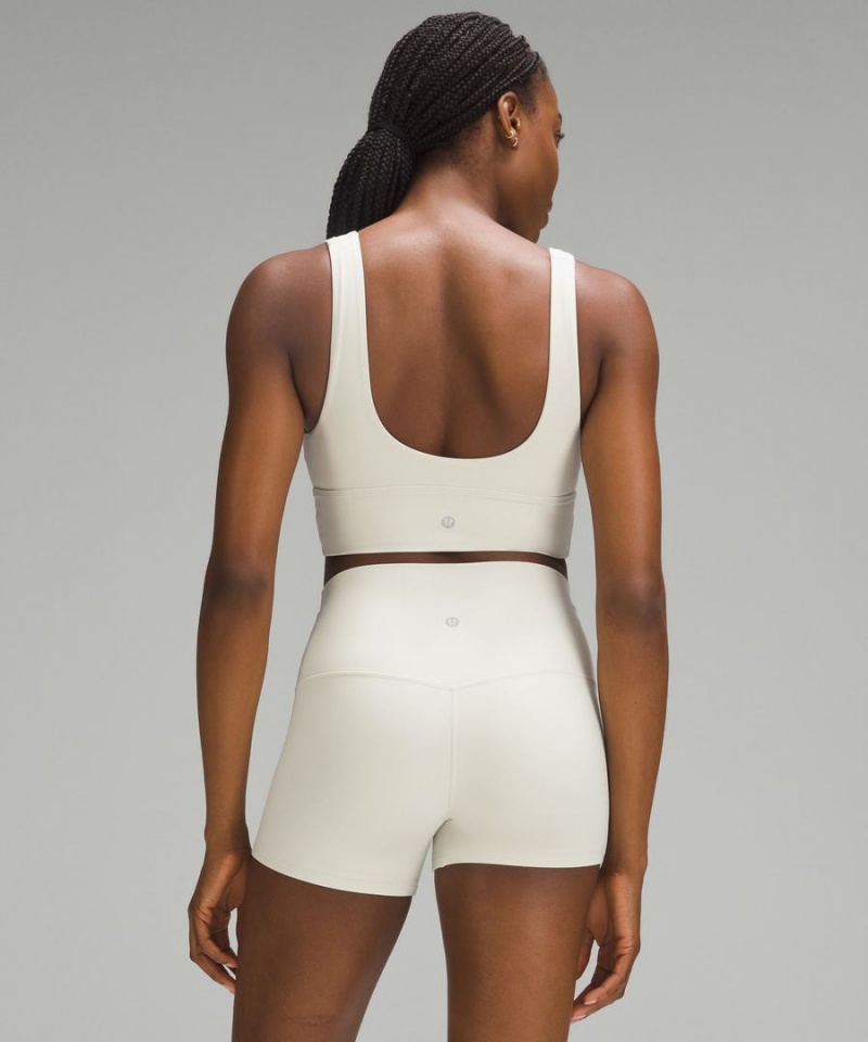 Lululemon Align™ V-Neck Bra Light Support, C/D Cup Sport BH Dam Beige Sverige | LUGWVQ027