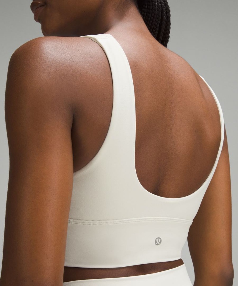 Lululemon Align™ V-Neck Bra Light Support, C/D Cup Sport BH Dam Beige Sverige | LUGWVQ027