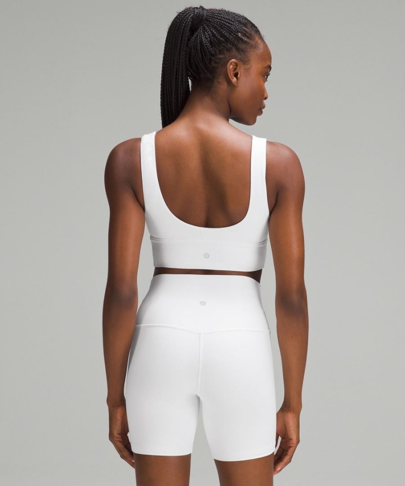 Lululemon Align™ V-Neck Bra Light Support, C/D Cup Sport BH Dam Vita Sverige | EABIPG657