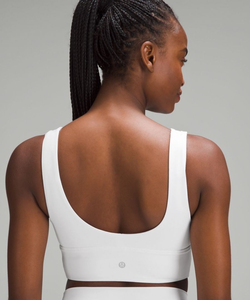 Lululemon Align™ V-Neck Bra Light Support, C/D Cup Sport BH Dam Vita Sverige | EABIPG657