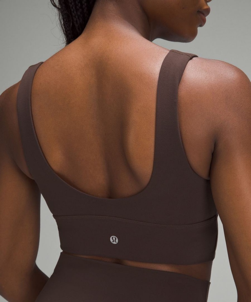 Lululemon Align™ V-Neck Bra Light Support, C/D Cup Sport BH Dam Choklad Sverige | OZVRDM956
