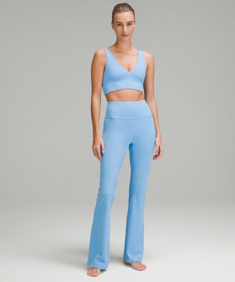 Lululemon Align™ V-Neck Bra Light Support, A/B Cup Sport BH Dam Blå Sverige | UNGBAO150