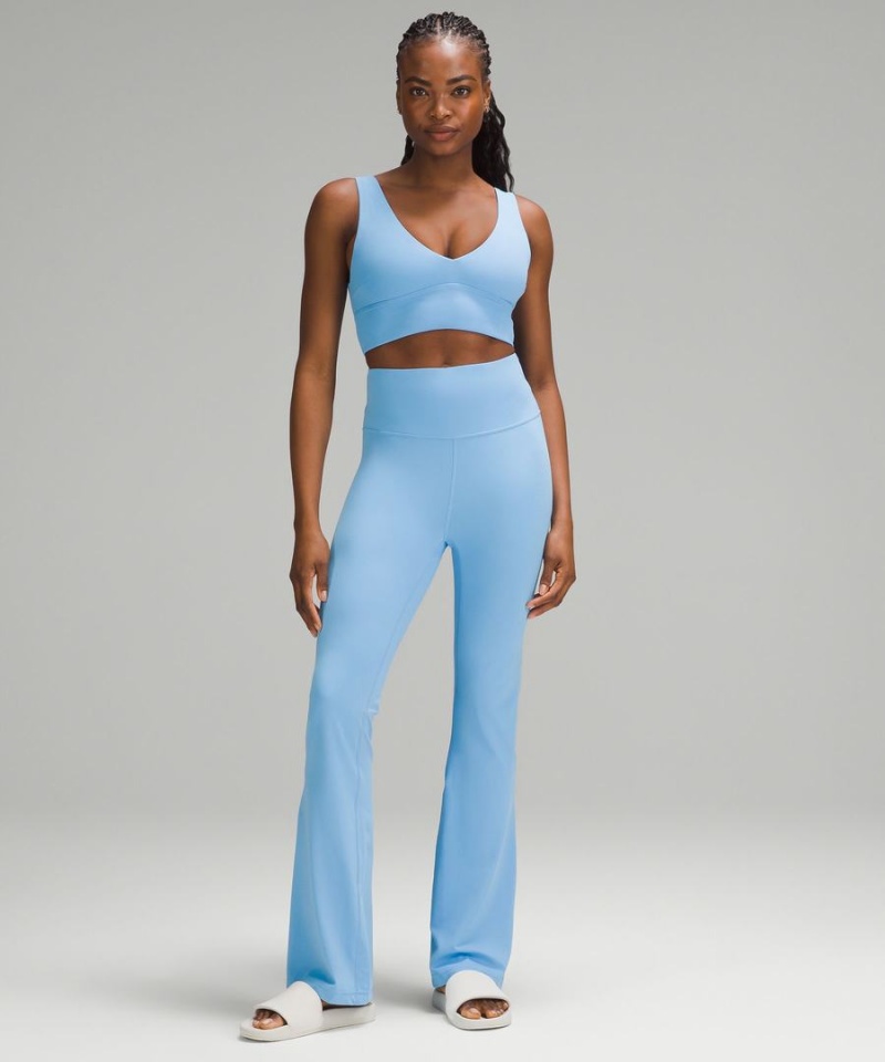 Lululemon Align™ V-Neck Bra Light Support, C/D Cup Sport BH Dam Blå Sverige | XAHSCM032