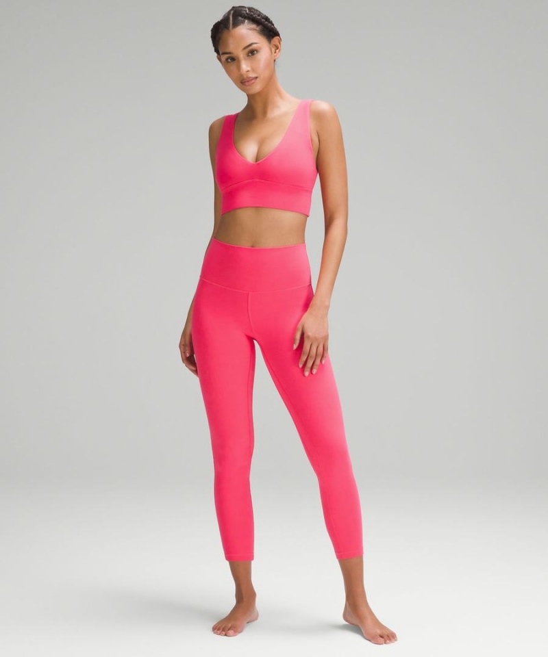 Lululemon Align™ V-Neck Bra Light Support, C/D Cup Sport BH Dam Röda Sverige | LWECUN547