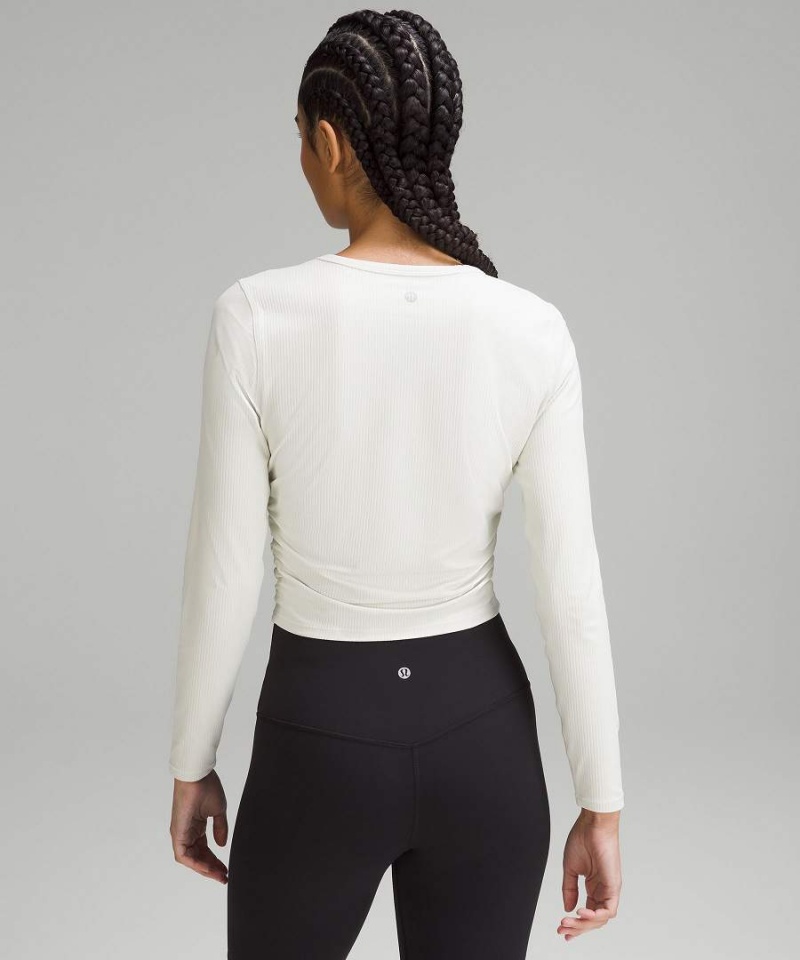Lululemon All It Takes Räfflad Nulu Långärmad Tröja Dam Turkos Sverige | SEJAHW149
