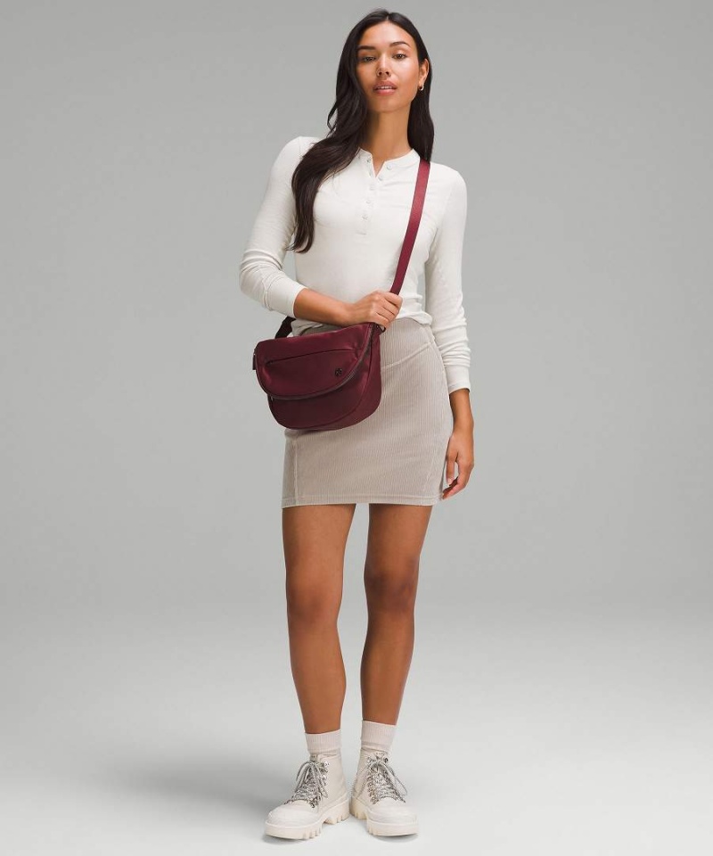 Lululemon All Night Festival 5L Crossbody Väska Dam Vita Silver Sverige | CNBREP795