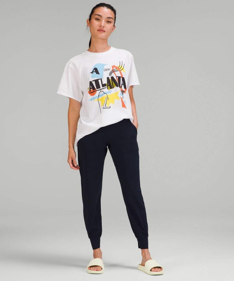 Lululemon All Yours Bomull Atlanta T-shirt Dam Svarta Sverige | BRLVAN814