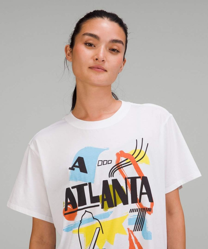 Lululemon All Yours Bomull Atlanta T-shirt Dam Svarta Sverige | BRLVAN814