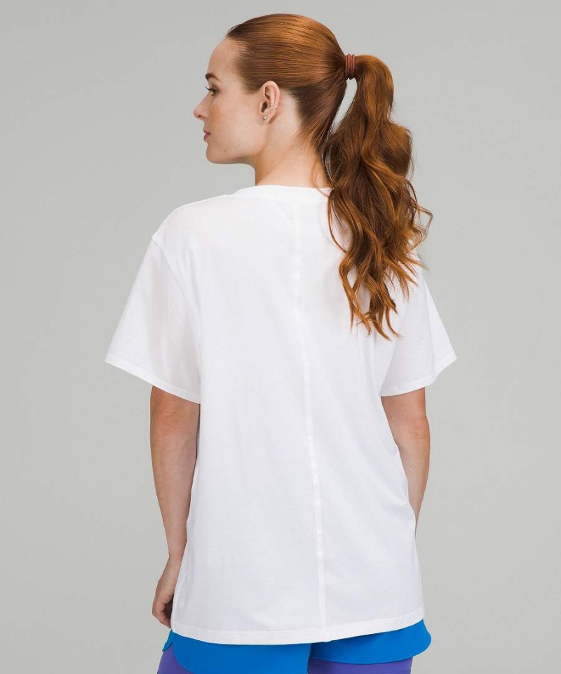 Lululemon All Yours Bomull Pride T-shirt Dam Vita Sverige | WXJRPE210