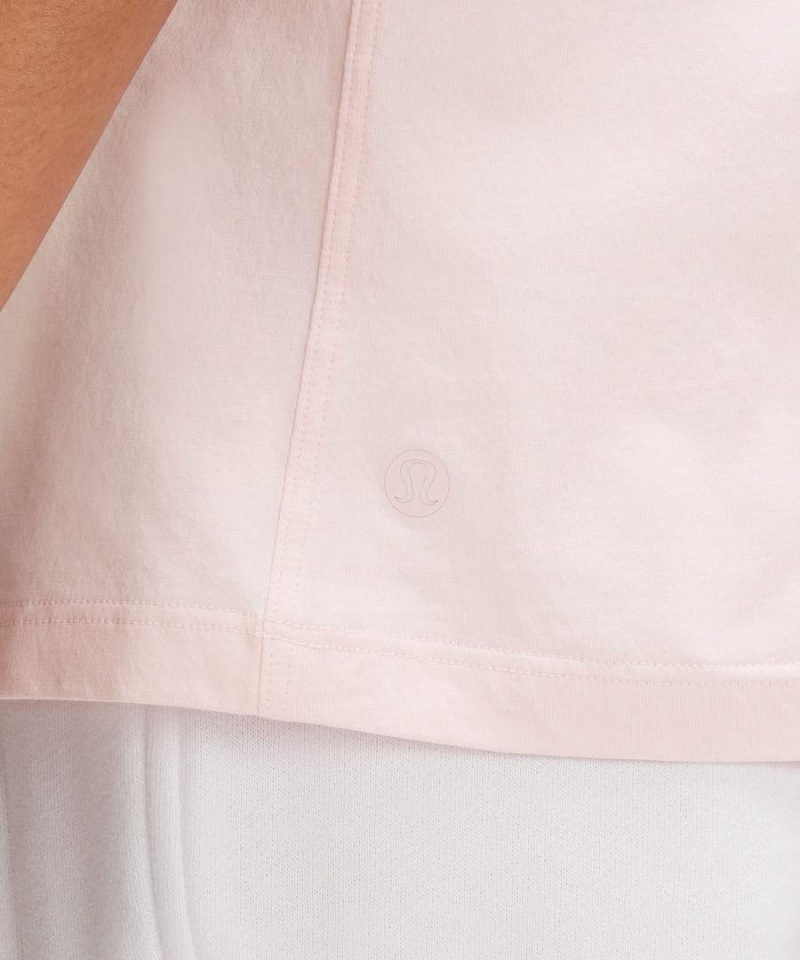 Lululemon All Yours Bomull T-shirt Dam Ljusröda Sverige | AQPWDV298